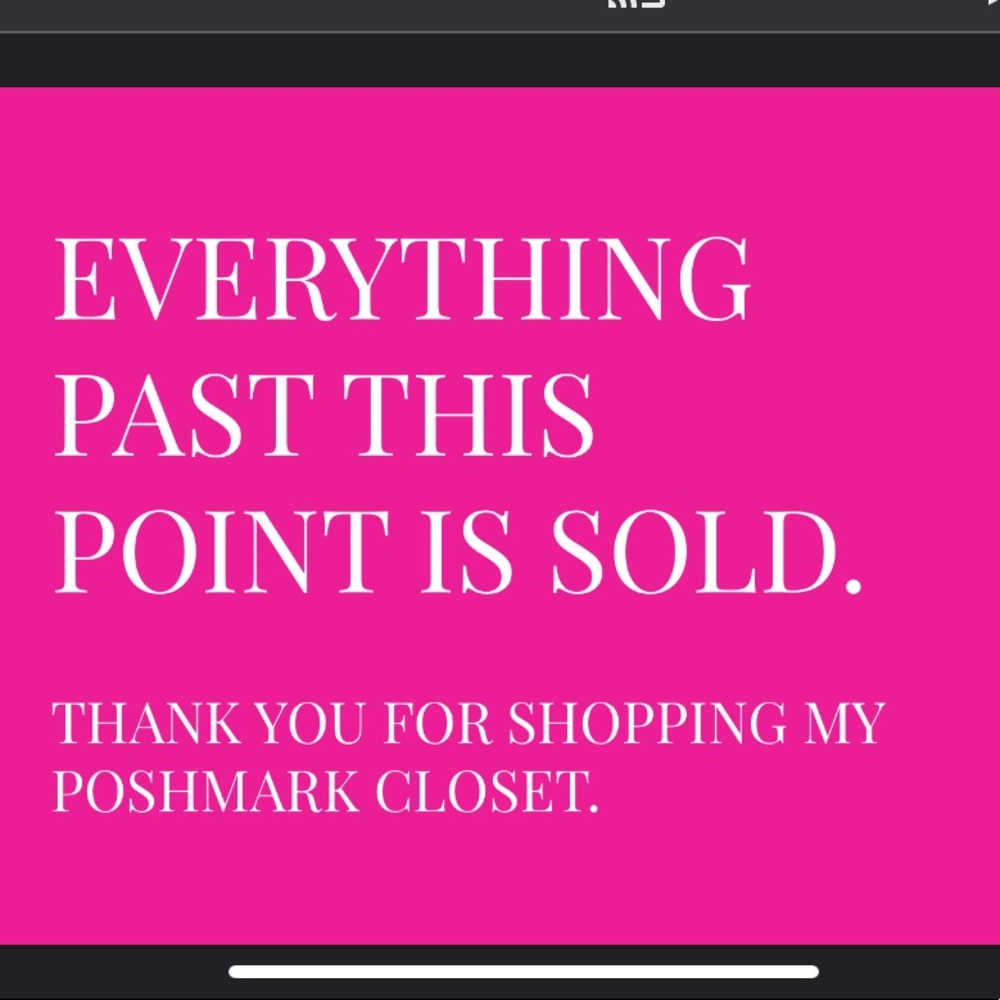 Everything past this point has sold.